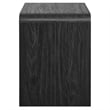 Pemberly Row Set of 2 Contemporary Nightstands in Black Finish