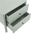 Pemberly Row Set of 2 Contemporary Nightstands in Sage Finish