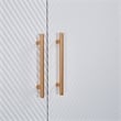 Pemberly Row Wood 4 Doors 3 Drawers White Closet Wardrobe Storage Armoire