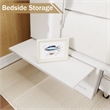 Pemberly Row Queen Wood Murphy Bed whit Chest with Built-in Charger white