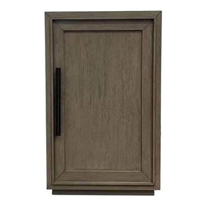 Pemberly Row Contemporary 22&quotW Wood Dining Bar Cabinet in Gray