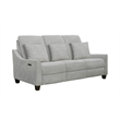 Pemberly Row Contemporary Gray Fabric Power Reclining Cordless Sofa