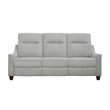 Pemberly Row Contemporary Gray Fabric Power Reclining Cordless Sofa