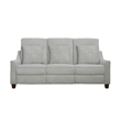Pemberly Row Contemporary Gray Fabric Power Reclining Cordless Sofa