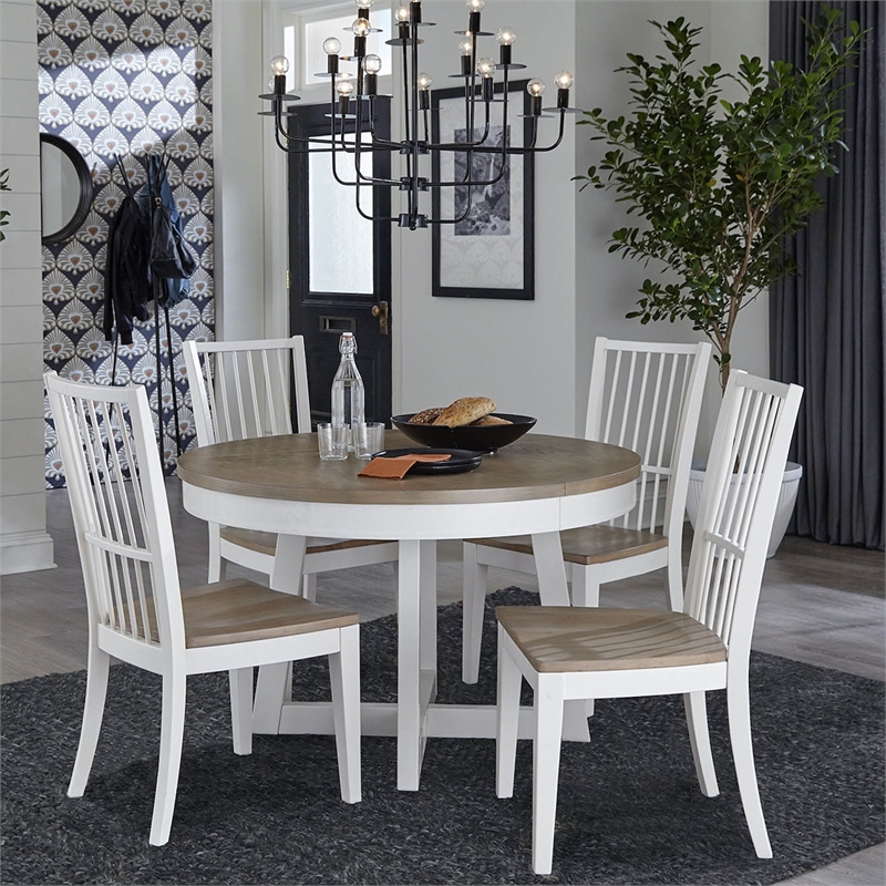 Pemberly Row Contemporary Wood Dining 48
