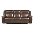 Pemberly Row Contemporary Hickory Power Reclining Zero Gravity Sofa P2
