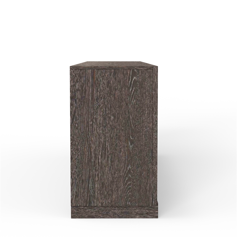 Pemberly Row Contemporary Ascent Dark Chocolate 90 in. Console