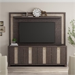 Pemberly Row Contemporary Ascent Dark Chocolate 90 in. Console