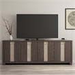 Pemberly Row Contemporary Ascent Dark Chocolate 90 in. Console