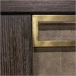 Pemberly Row Contemporary Ascent Dark Chocolate 90 in. Console