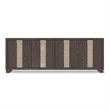 Pemberly Row Contemporary Ascent Dark Chocolate 90 in. Console