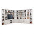 Pemberly Row Contemporary 12 Piece L-Shape Entertainment Wall