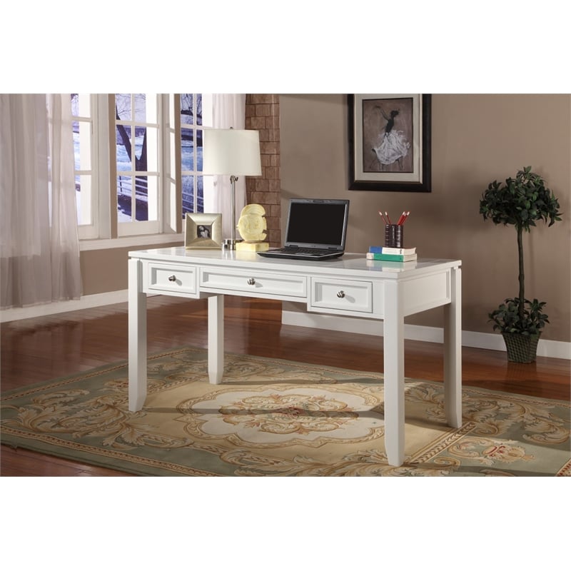 Pemberly Row Contemporary L-Shape Desk with Credenza and Lateral File