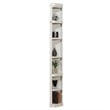 Pemberly Row Contemporary 6 Piece Library Wall with Corner Bookcases