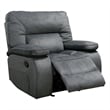 Pemberly Row Contemporary Manual Reclining Sofa Loveseat and Recliner