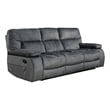Pemberly Row Contemporary Manual Reclining Sofa Loveseat and Recliner