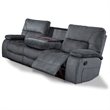 Pemberly Row Contemporary Manual Reclining Sofa Loveseat and Recliner