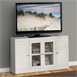 Pemberly Row Contemporary Engineered Wood White 7 Piece Entertainment Wall