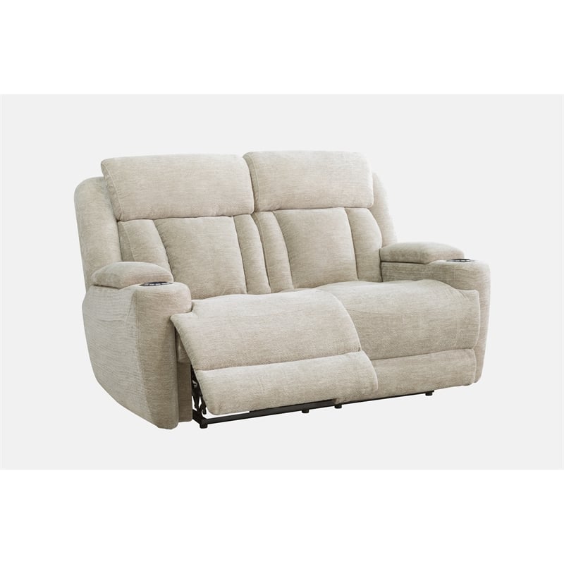 Pemberly Row Contemporary Power Reclining Sofa Loveseat and Recliner