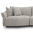 Pemberly Row Contemporary Canes Cobblestone 6 Piece Modular Sectional