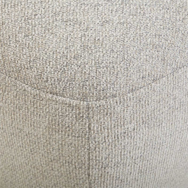 Pemberly Row Contemporary Canes Cobblestone 6 Piece Modular Sectional