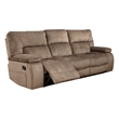Pemberly Row Contemporary Manual Reclining Sofa and Loveseat