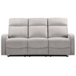 Pemberly Row Contemporary Whiskers Nature Power Reclining Sofa
