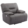 Pemberly Row Contemporary Haze Power Reclining Sofa and Two Recliners