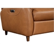 Pemberly Row Contemporary Caramel Cream Power Reclining Sofa P2