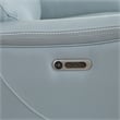 Pemberly Row Contemporary Seamist Grey Power Reclining Sofa and Loveseat