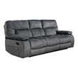 Pemberly Row Contemporary Manual Reclining Sofa and Loveseat