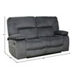 Pemberly Row Contemporary Manual Reclining Sofa and Loveseat