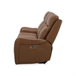 Pemberly Row Contemporary Butternut Power Reclining Sofa and Recliner