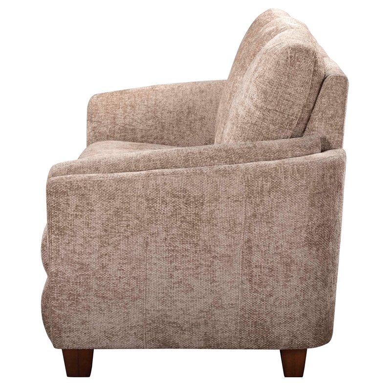 Pemberly Row Contemporary Biscotti Power Reclining Sofa and Recliner