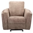 Pemberly Row Contemporary Biscotti Power Reclining Sofa and Recliner