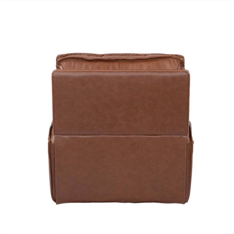 Pemberly Row Contemporary Saddle Power Reclining Sofa and Recliner