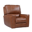 Pemberly Row Contemporary Saddle Power Reclining Sofa and Recliner