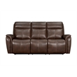 Pemberly Row Contemporary Auburn Power Reclining Sofa and 2 Recliners
