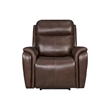 Pemberly Row Contemporary Auburn Power Reclining Sofa and 2 Recliners