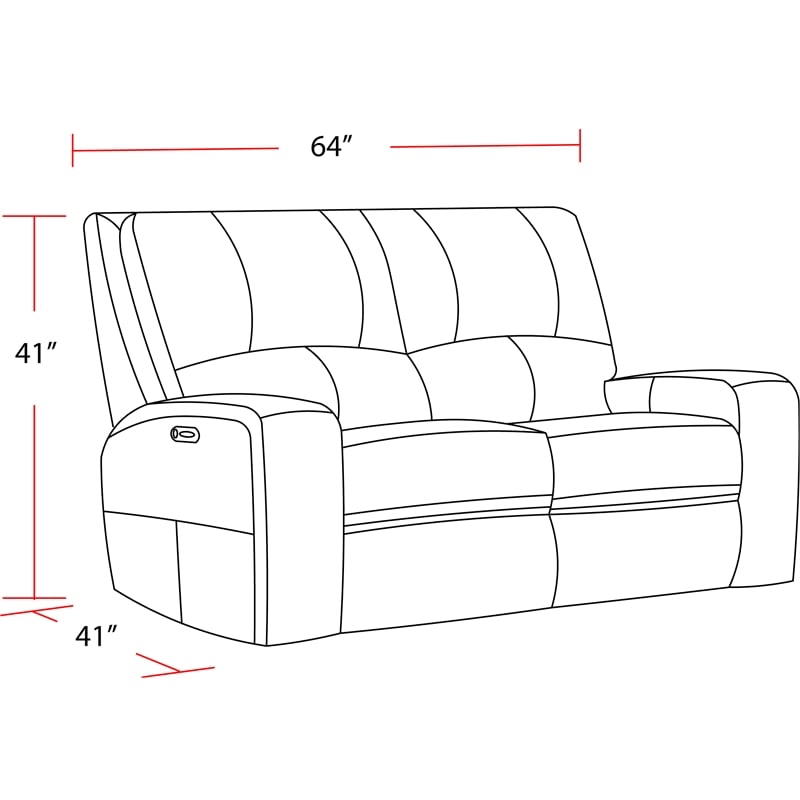 Pemberly Row Contemporary Bourbon Power Reclining Sofa and Loveseat