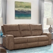Pemberly Row Contemporary Kahlua Power Reclining Sofa and Two Recliners