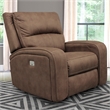 Pemberly Row Contemporary Kahlua Power Reclining Sofa and Two Recliners