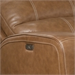 Pemberly Row Contemporary Bourbon Power Reclining Sofa and Two Recliners