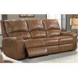Pemberly Row Contemporary Bourbon Power Reclining Sofa and Two Recliners