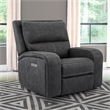 Pemberly Row Contemporary Slate Power Reclining Sofa and Two Recliners