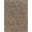 Pemberly Row Contemporary Fabric Wheat Armless Recliner in Brown