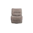 Pemberly Row Contemporary Fabric Wheat Armless Recliner Two Pack