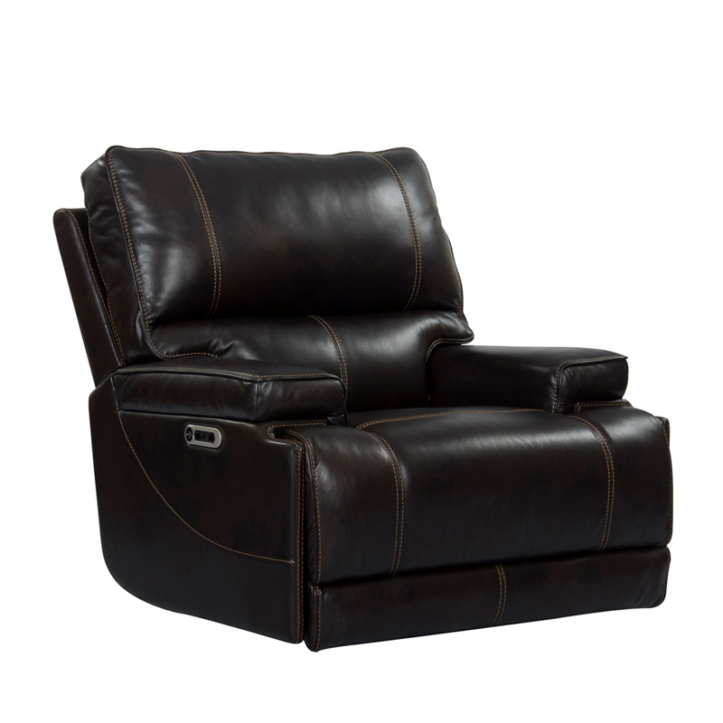 Pemberly Row Contemporary Coffee Power Reclining Sofa and Recliner