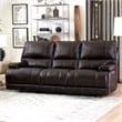 Pemberly Row Contemporary Coffee Power Reclining Sofa and Loveseat