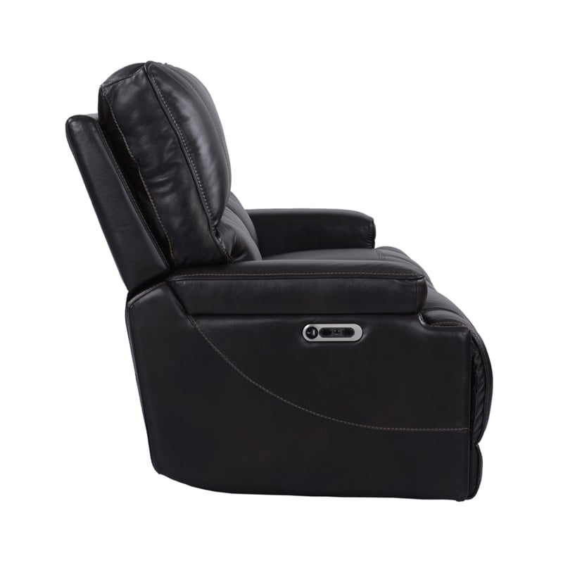 Pemberly Row Contemporary Coffee Power Reclining Sofa and Loveseat